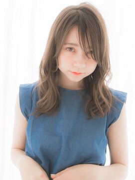 リリアン 青山(relian) 王道ミルクティベージュで大人可愛いふんわりロング♪