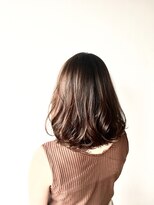 アディクト 綾瀬(ADDICT)&nbsp;【ADDICT  綾瀬】切りっぱなしボブ_ヴェールウェーブ グレージュ