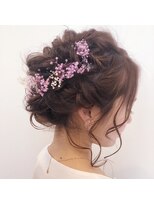 クロリ(Coloris) 前撮りアレンジ!(アップスタイル)