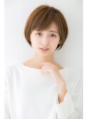 【 4-restgarden 小顔丸みのある大人かわいいショートボブ