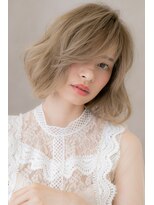 カバーヘア ブリス 大宮西口(COVER HAIR bliss)&nbsp;外国人風ホワイトブリーチフレンチガーリー小顔ボブウルフX大宮