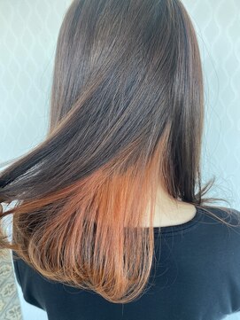 シーエーペッツ(CA-PETZ) [インナーカラー×オレンジ]アースカラー/ハイトーンカラー