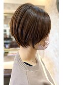 丸みがあるショートスタイル