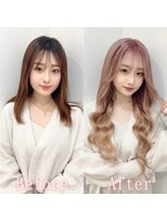 エクステ専門店あるじゃんすー 宇都宮店&nbsp;ミルキーベージュカラー#シールエクステ#アースカラー#韓国#栃木