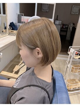 ヘアー リゾート グロウ(hair resort GROW) GROW緑橋☆耳掛けショートボブ