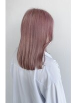 アンダーバーホワイト 浜松店(_WHITE) ブリーチ2回 ピンクミルクティー m