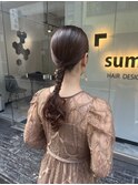 結婚式/お呼ばれヘアセット