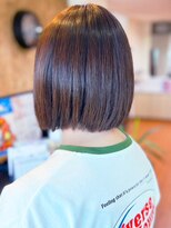アークスヘアー&nbsp;20代30代大人可愛いハイライト艶感ココアブラウン大人ボブ
