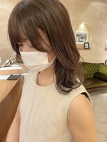 ビュートリアム265(BEAUTRIUM 265) ミディアム/くびれレイヤー/レイヤーカット/顔周りカット/銀座