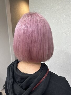 プライズ 成増店(prize) ホワイトピンクシアーカラーボブ成増地下鉄成増大山