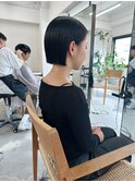 両耳掛けヘルシーミニボブ
