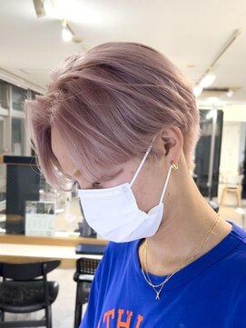 フィフスパーク(fifth PARK) センターパートメンズマッシュパーマニュアンスパーマ刈り上げ