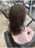 ブリーチなしくすみグレージュカラー