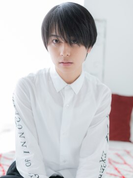 スペース 海浜幕張(spes) 海浜幕張/髪質改善/長めバング!ネイビーブラック韓国マッシュg