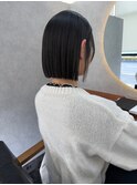 桑野タッセルボブ切りっぱなしボブマッシュウルフショートカット