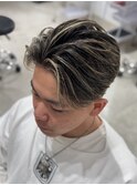 “フェザーパーマ×ハイライト” 渋谷/渋谷駅/メンズ/フェード