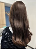20代30代40代艶感ストレートアッシュグレージュ透明感ロング