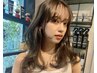 【学割U24/夏休み応援★】ステップボーンカット＋SBCP透明感カラー 9500円