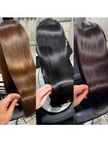 アンダーバーホワイト(_white)&nbsp;ハイライトブリーチ髪質改善トリートメントエクステ神戸三宮