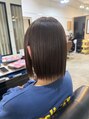 アキコ(AKIko) ストレートでツヤツヤ!パツッとボブ人気です