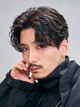 レタッチ バイ フィフス 天神大名(RETOUCH by fifth) 福岡天神メンズフェザーパーマフェザーショートスパイラルパーマ