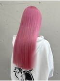 松尾菫菜/ハイトーン/ピンク/ブリーチ/ダブルカラー