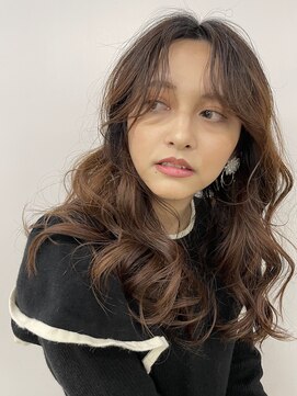 アイス(ICE) ブラウンカラー×ロングレイヤー