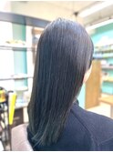 暗染め☆ナチュラルブルーグレー