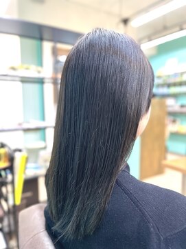 ヘアジーナ(Hair Jina) 暗染め☆ナチュラルブルーグレー