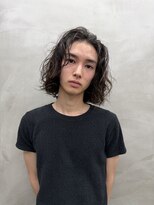 ソーコ 渋谷(SOCO) メンズカットメンズロングスパイラルパーマシャドウパーマ