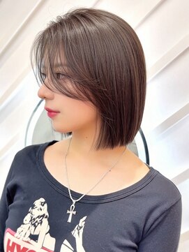 ロンドヴァリー 渋谷店(Lond vallee) あご下3センチ×ショコラブラウン