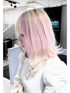 シルバーベージュ/ホワイトシルバー/抜きっぱなしブロンド