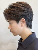 エリマ 武蔵小杉(elima) 武蔵小杉ニュアンスパーマフェザーパーマセンターパートウルフ