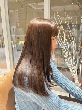 ルース(LOOSE) ミルクティーブラウン#立川#立川駅#縮毛矯正＃髪質改善#ブリーチ