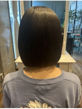 ディフィー 渋谷(defi) 弱酸性縮毛矯正でまとまるボブに！