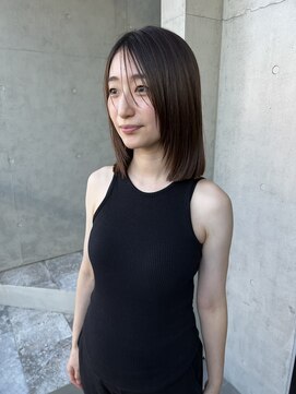 ソワ オモテサンドウ(SOIE OMOTESANDO) ナチュラルなのにインパクトありのミディアムヘア