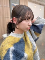 ミリ(mm) レイヤーカット オリーブベージュ カラー 韓国 髪質改善 仙台