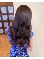 グランミリ(Grand mm) 大人艶ブラウン×ゆる波ロング