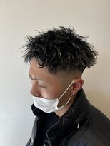 ヘアーアトリエルキナ(hair atelier LUCINA)&nbsp;ツイストスパイラルフェードメンズパーマ