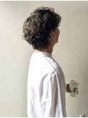 波巻きパーマメンズマッシュウルフカットツイストパーマ刈り上げ