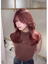 ミヨン 京橋店(miyon)&nbsp;韓国レイヤーカット×暗髪カラー×髪質改善
