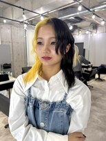 ネオ(neo.) イエローブラック/ツートーンカラー/デザインカラー