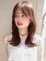 ラフ フロム ガーデン(Laf from GARDEN)&nbsp;くびれミディアム/レイヤー/顔周り/小顔/ベージュ/20代30代