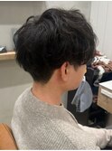 メンズパーマニュアンスパーマ波巻 パーマシャドウパーマメンズ