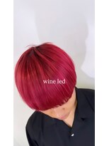 ロルヘアー(Lol.hair)&nbsp;ワインレッド（ブリーチカラー）