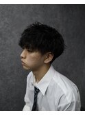 スパイキーショート/ベリーショートメンズ/シャドウパーマ