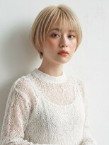 ブラット(Brat)&nbsp;ハイトーンベージュ×シースルーバングショート[Brat]
