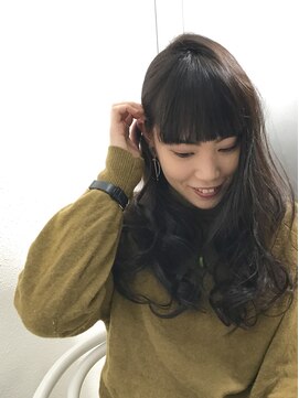 ヘアメイク マルナ 大通店(HAIR MAKE MALUNA) ゆるふわ暗髪ラフスタイル