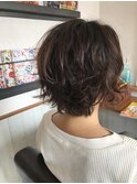 ミックスパーマボブ