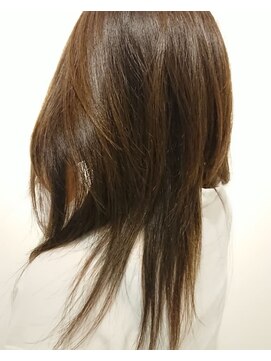 ヘアーリゾートラシックアールプラス(hair resort lachiq R+) 《R+》ストレートレイヤー☆マロンアッシュ